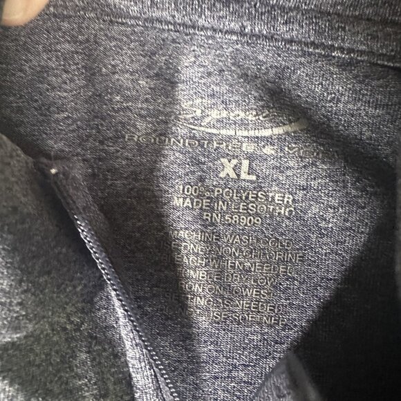 Roundtree & Yorke Pullover Mens XL 1/4 Zip Long Sleeve Athletic Golf Performance - Picture 6 of 7